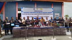 Bea Cukai Karimun Musnahkan Barang Ilegal Senilai Rp10,9 Miliar, Selamatkan Potensi Kerugian Negara Rp5,7 Miliar
