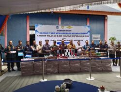 Bea Cukai Karimun Musnahkan Barang Ilegal Senilai Rp10,9 Miliar, Selamatkan Potensi Kerugian Negara Rp5,7 Miliar