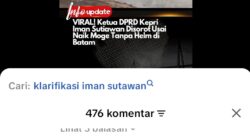 ‎ ‎Aksi Ketua DPRD Kepri Naik Moge Tanpa Helm Tuai Kritik Pedas Netizen: “Contoh yang Kurang Pas” ‎
