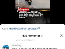 ‎ ‎Aksi Ketua DPRD Kepri Naik Moge Tanpa Helm Tuai Kritik Pedas Netizen: “Contoh yang Kurang Pas” ‎