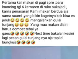 ‎Bandingkan Es Jeruk Rp40 Ribu dan Gulai Tunjang, Unggahan Struk Makan di Pagi Sore Batam Viral ‎