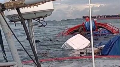 KM Batam Indah 9 Tenggelam, KSOP Batam dan VTS Amankan Alur Pelayaran Internasional