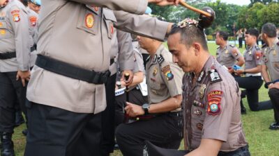 Polda Kepri Laksanakan Upacara Korps Raport Kenaikan Pangkat Periode Juli 2026