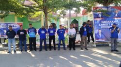 Sambut HUT ke-25, Demokrat Karimun Gelar Gerakan Indonesia ASRI di Pasar Puan Maimun
