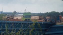 Diduga Timbun Mangrove, Aktivitas Pematangan Lahan di Depan Holiday Inn Marina Sorotan Warga