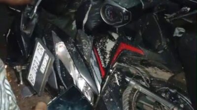 Land Cruiser Pacu Kecepatan Tinggi di Pasar Tos 3000 Batam, Hancurkan Lapak dan Kendaraan Warga