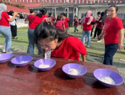 Semarak Kemerdekaan, WBP Lapas Perempuan Batam Ikuti Perlombaan