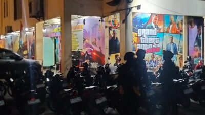 Polisi Grebek Lokasi Perjudian  Gelper dan Kasino di Depan Hotel Utama