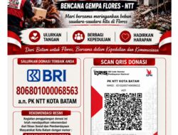 Wujud Peduli Korban Gempa Flores, PK NTT Kota Batam Galang Donasi di Sejumlah Titik