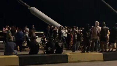 Wanita Terjun Dari Jembatan  1 Barelang TIM SAR Lakukan Pencarian