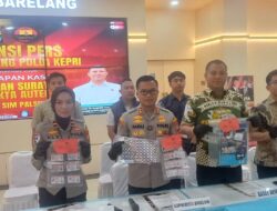 Polisi Tetapkan Dua Orang sebagai Tersangka atas Kasus Pemalsuan SIM C di Batam