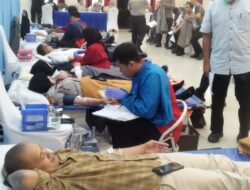Kolaborasi dengan PMI, Polda Kepri kembali Menggelar Kegiatan Donor Darah